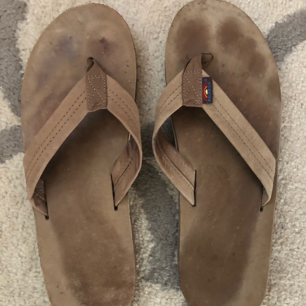 Rainbow Mens Flip Flops